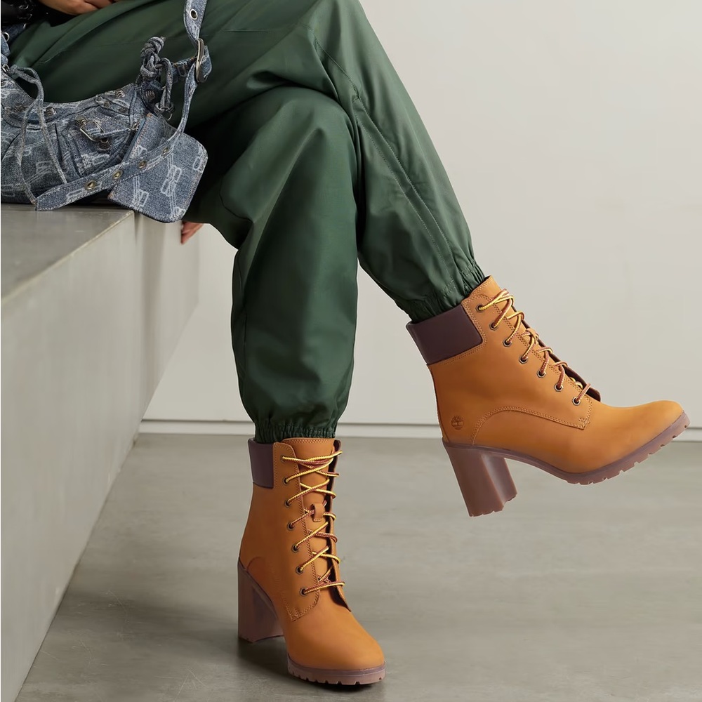 Timberland Allington Leather-trimmed Boots
